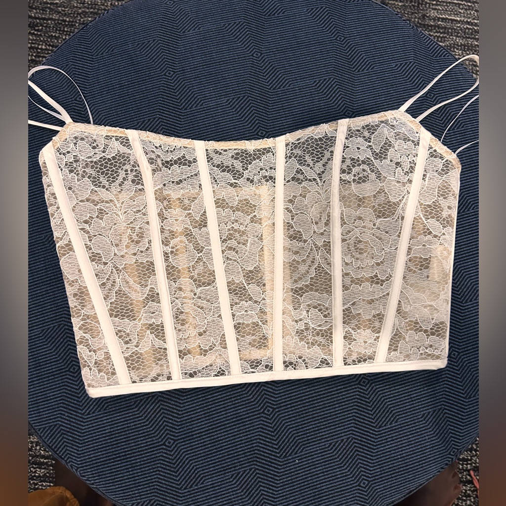 Roxie Corset - Lace Corset Top. Size 40